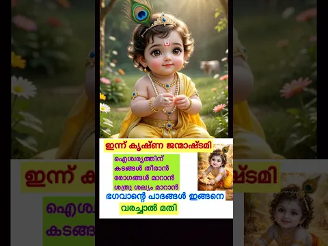 ഇന്ന് കൃഷ്ണ ജയന്തി