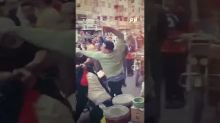 ضرب ورفس لضابط أمن   ما سبب الاعتداء الذي هز مصر  دندنها