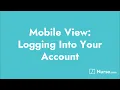 Nurse com Mobile How to Log Into Your Account