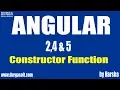 Angular 2 4 5 tutorial Constructor Function by Harsha sir