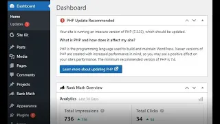 FIX PHP Update Recommended Latest php update recommended WordPress Website