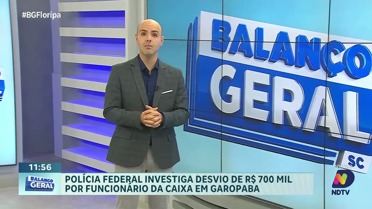 Polícia Federal investiga desvio de R$ 700 mil por funcionário da Caixa em Garopaba