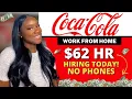 COCA COLA Work From Home Jobs HIGH PAYING WORK FROM HOME JOBS 2023
