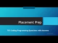 TCS Coding Questions with Answers 2020 Most Asked