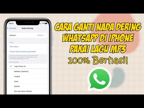 Download MP3 Cara Ganti Nada Dering Whatsapp Di Iphone Pakai Lagu MP3