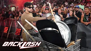 Bad Bunny Makes An Epic Entrance WWE Backlash 2023 Highlights 