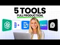 These 5 AI Tools Run My Entire Content System saves