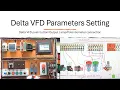 delta ms300 vfd parameter setting vfd parameter setting ms300 delta drive programming