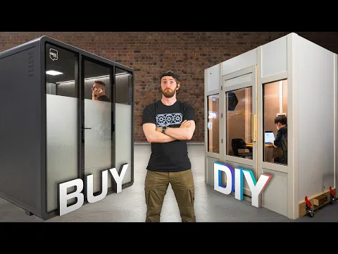 Meeting pods are a ripoff, so I built my own.  Buy or DIY?