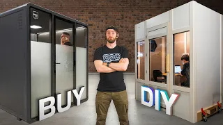 Meeting pods are a ripoff, so I built my own. Buy or DIY?