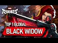 TOP GLOBAL BLACK WIDOW - MARVEL RIVALS PRO