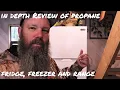 Propane appliances for off grid Unique propane fridge freezer and range review