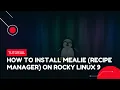 How to Install Mealie Recipe Manager on Rocky Linux 9 VPS Tutorial