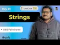 Valid Palindrome in Telugu Brute Force Slicing Two Pointer Leetcode Q125 srkcodes