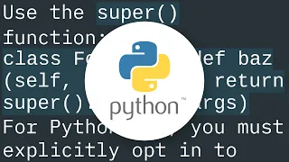 How do I call a parent class s method from a child class in Python