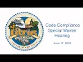 Special Magistrate Code Compliance - June 17 2026