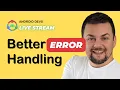Android Devs Live Stream - How To Handle Errors Well