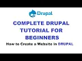 DRUPAL Complete Tutorials for BEGINNERS How to Create a Website Using Drupal 7