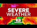 K8 Stormteam Severe Weather Coverage on June 25 2023
