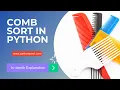 Comb Sort Algorithm in Python With Program