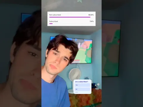 why are u not sub ? 😨