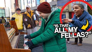 i played meme songs on piano in public