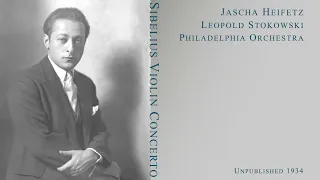 Heifetz Unpublished (Sibelius1934)