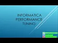 Informatica Performance Tuning Arbpcloudtechnologies