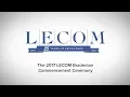 LECOM Bradenton Commencement 2017