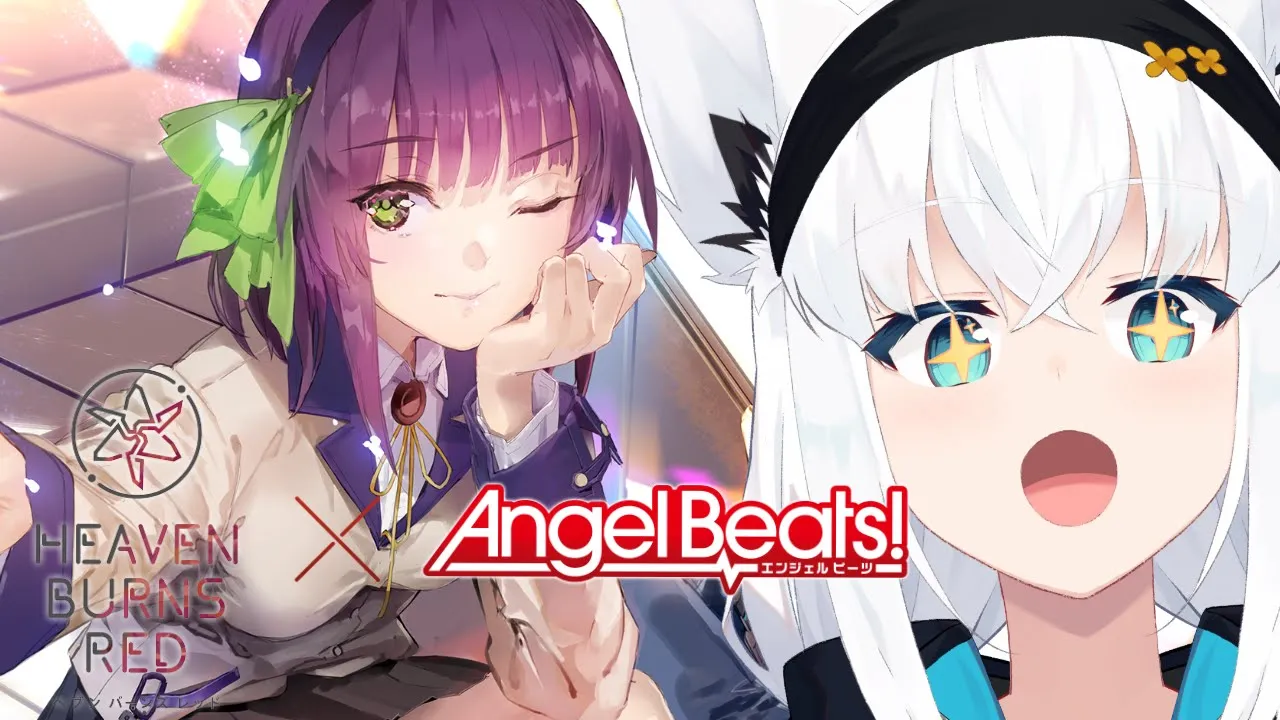 【ヘブバン2周年】 ヘブンバーンズレッドとAngel Beats!のコラボ！！【ホロライブ/白上フブキ】
