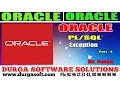 OracleTutorial onlinetraining Excption Part-4 by Basha