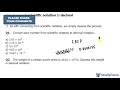 How to convert scientific notation to decimal notation