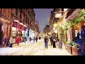 Snowy Night in Montreal Canada Walking Tour in Winter