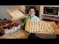 Making a Four Course Dinner with Garden Fresh Produce Homemade Pierogi