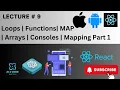React Native Lecture Loops Functions Arrays Mapping React Native Mapping of Arrays