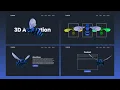 Create 3D Animation Website on Scroll using HTML CSS Javascript