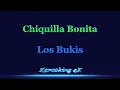 Los Bukis  Chiquilla Bonita  Karaoke 4K