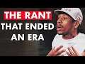 The Most Infamous Rant In NBA History