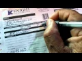 Mr Sinnizter DaTrucker How To Fill Out A Knight Transportation Delivery Sheet