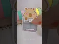 Capybara Coloring Machine Paper Craft