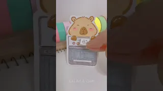 Capybara Coloring Machine Paper Craft