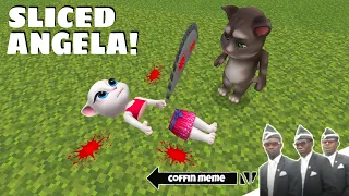 Download Who Sliced Talking Tom And Angela in Minecraft - Coffin Meme MP3
