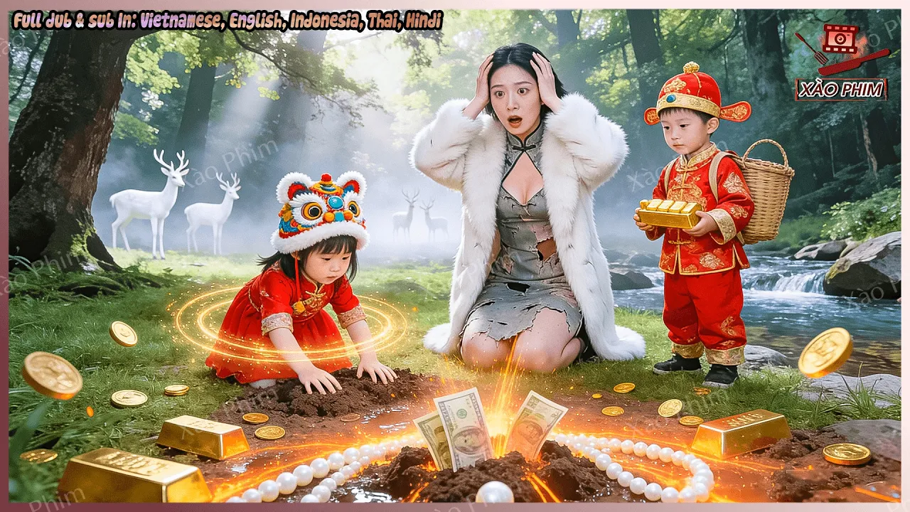 Mom on the Brink of Bankruptcy—In 3 Seconds Her Twins Turn Into God of Wealth to Make Her Rich poster