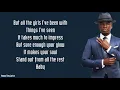 ONE IN A MILLION - NE YO (Lyrics)