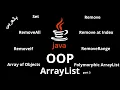 JAVA - ArrayList Methods Set Remove Remove All Remove Range Polymorphic ArrayList