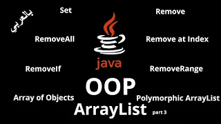 JAVA - ArrayList Methods Set Remove Remove All Remove Range Polymorphic ArrayList