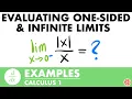 One Sided Infinite Limits Examples Calculus - JK Math
