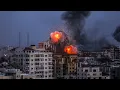 Lagu Bombs rain down on Gaza as Hamas and Israel war escalates