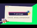 F-Strings Literal String Interpolation Python Snippets