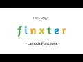 Let s Play Finxter - The Lambda Function in Python